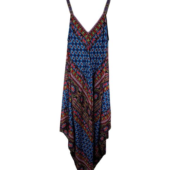New directions Maxi Sundress XL Bust to 44"Maxi length to 58" Vacation Non Crush - Picture 1 of 9